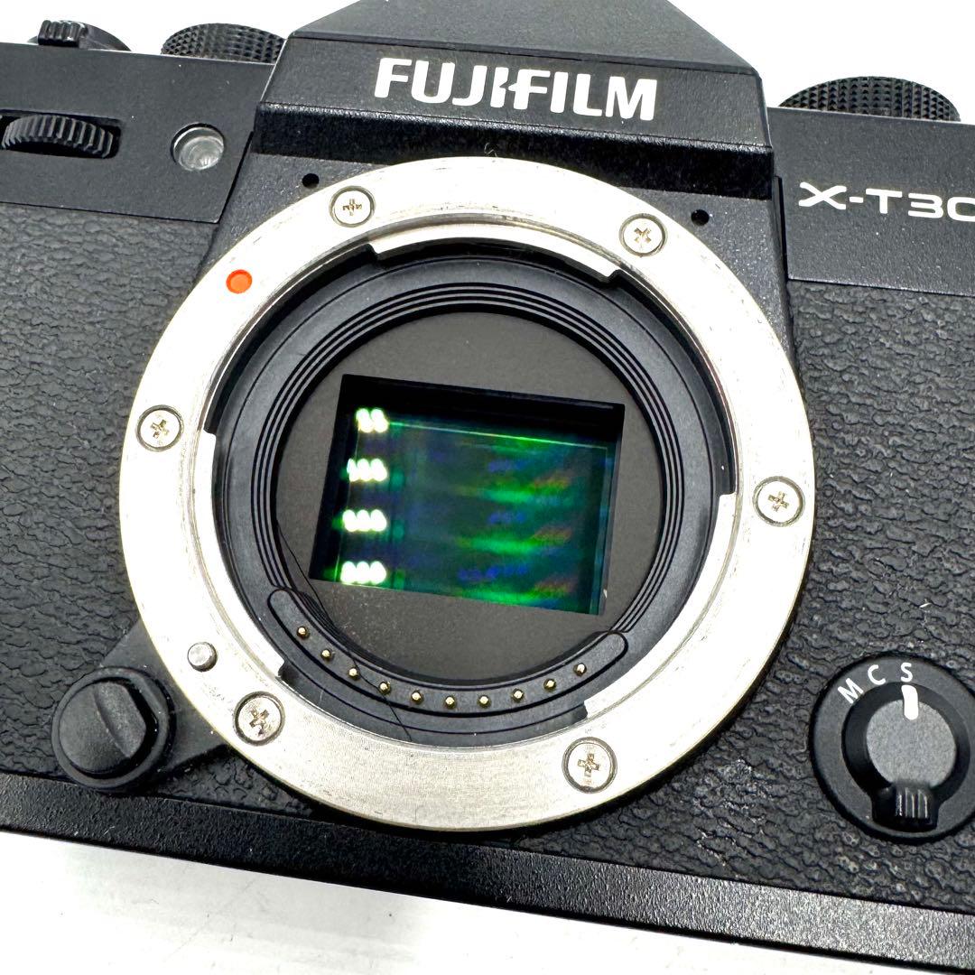 美品 FUJIFILM フジフィルム ミラーレス X-T30 ブラック