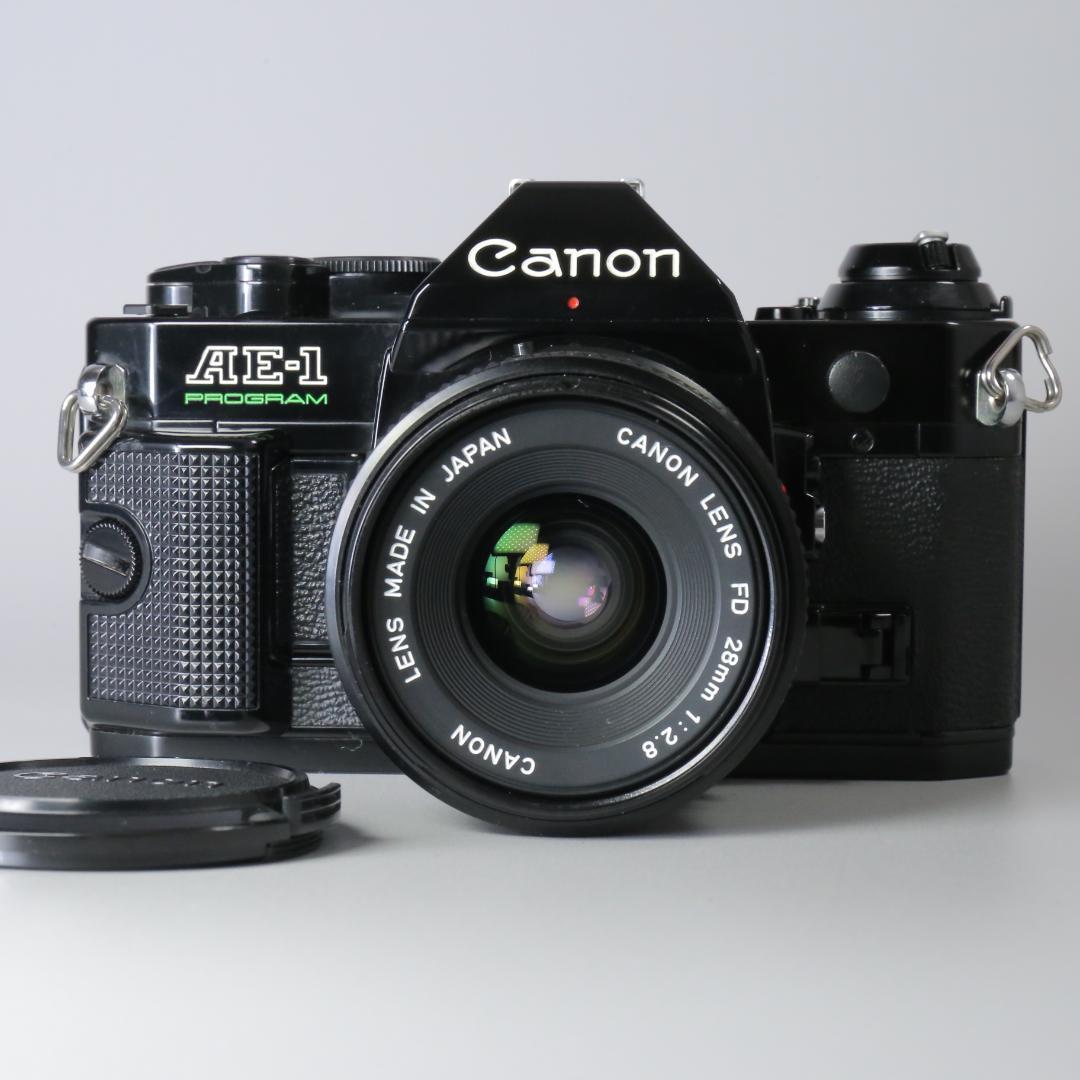 ☆完全動作☆美品!! Canon AE-1　プログラム　28mm2.8 ＃222
