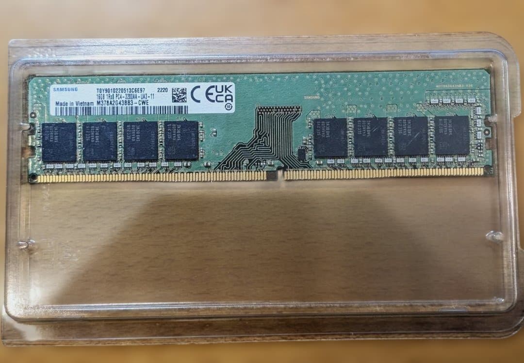 SAMSUNG 16GB DDR4 PC4-3200AA 1枚 デスクトップ