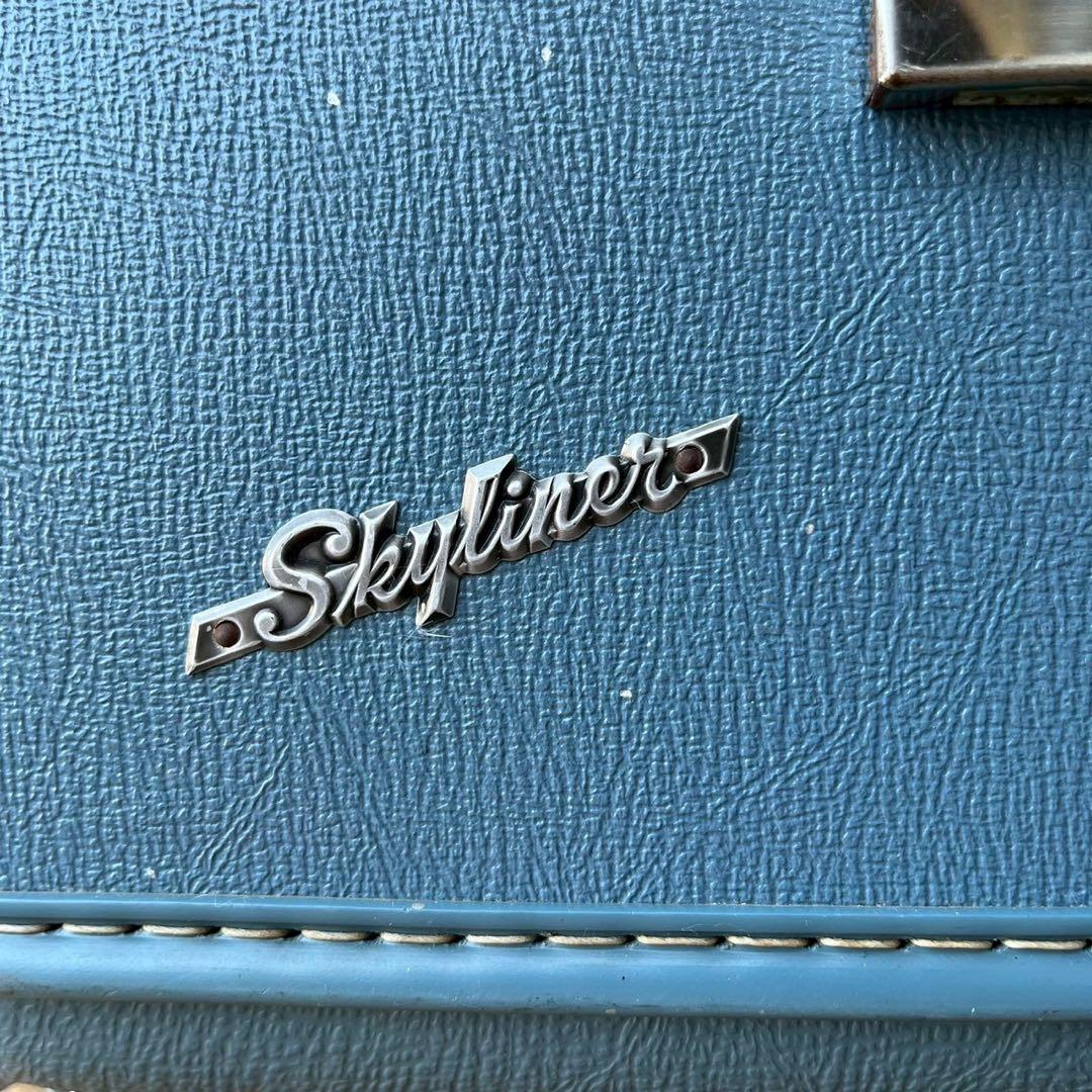 【USA vintage】スカイライナー トレインケース メイクボックス