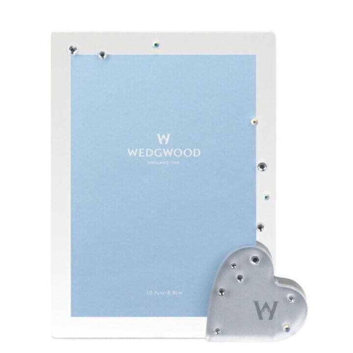 ウエッジウッド　ハートクロック&フォトフレームセット