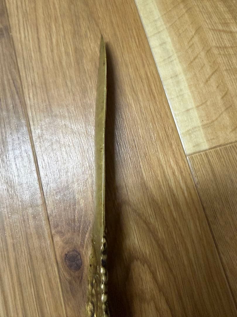 1910年製　アンティークペーパーナイフ　真鍮