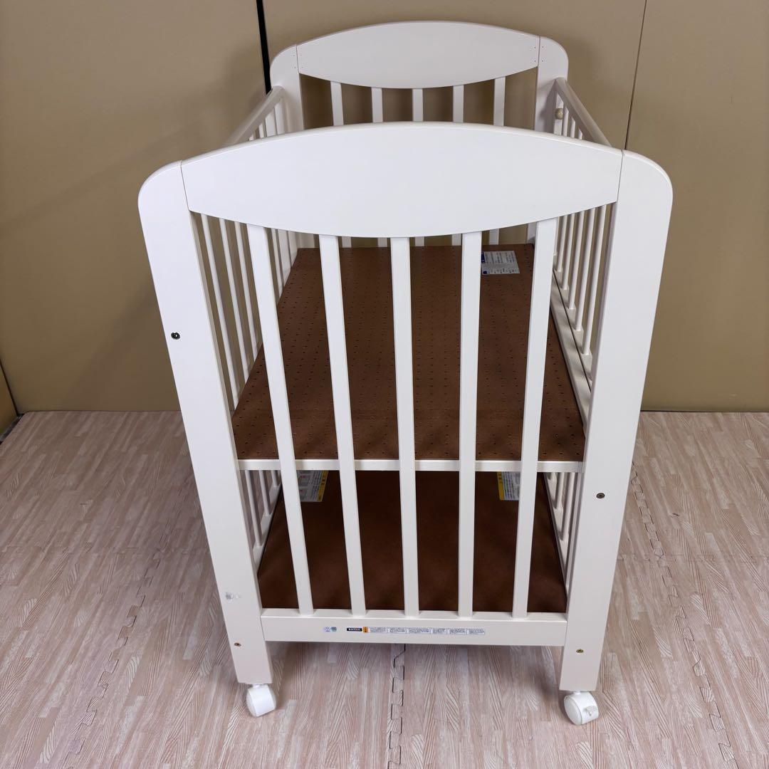 ☆除菌清掃済☆　☆美品☆　カトージ　ミニ立ちベッド　プチバニラ　ハイタイプ