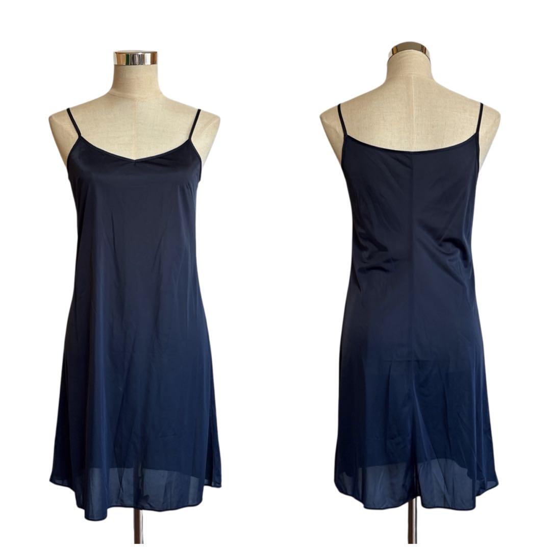 タグ付き EPOCA エポカ 2WAY トレンチ風ワンピース ネイビー 42