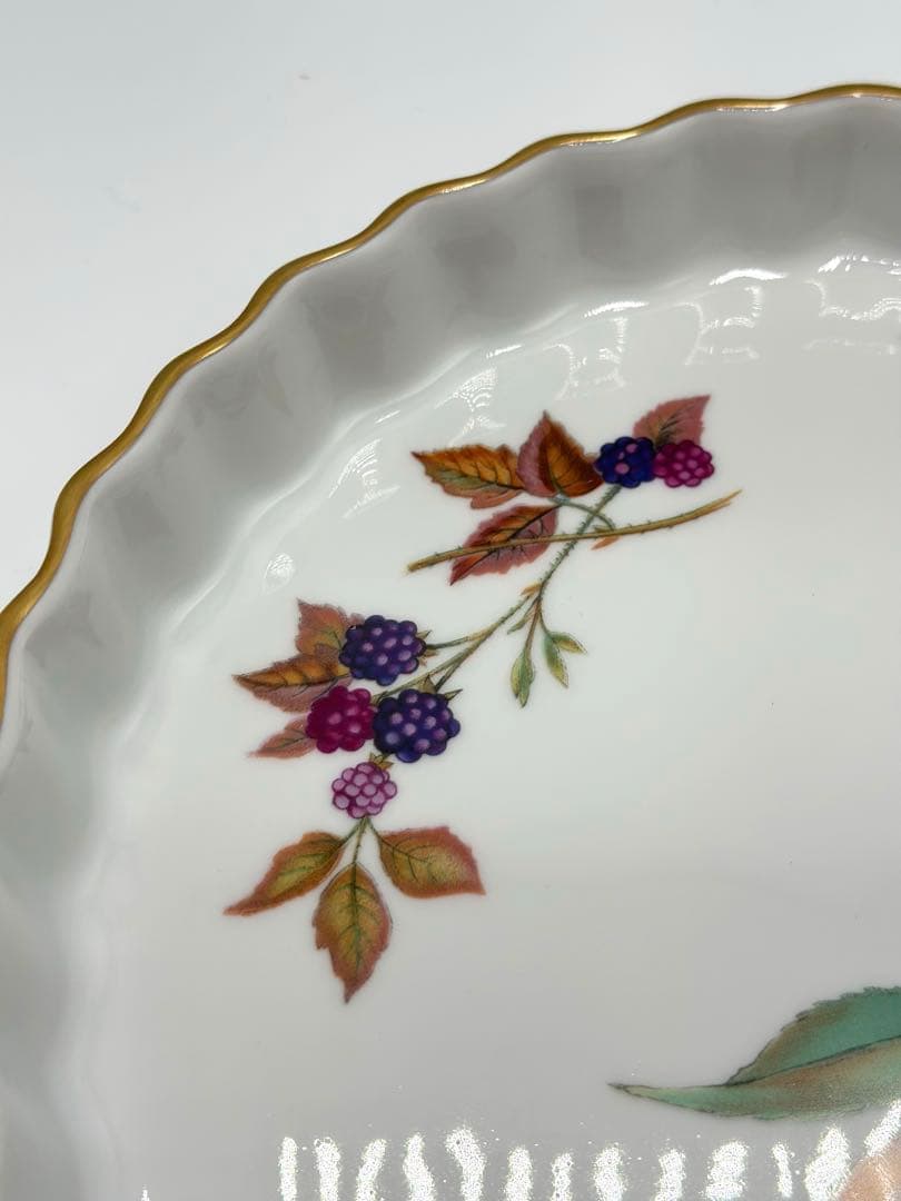 ロイヤルウースター　エベシャム　ゴールドキッシュディッシュ　お皿　大皿