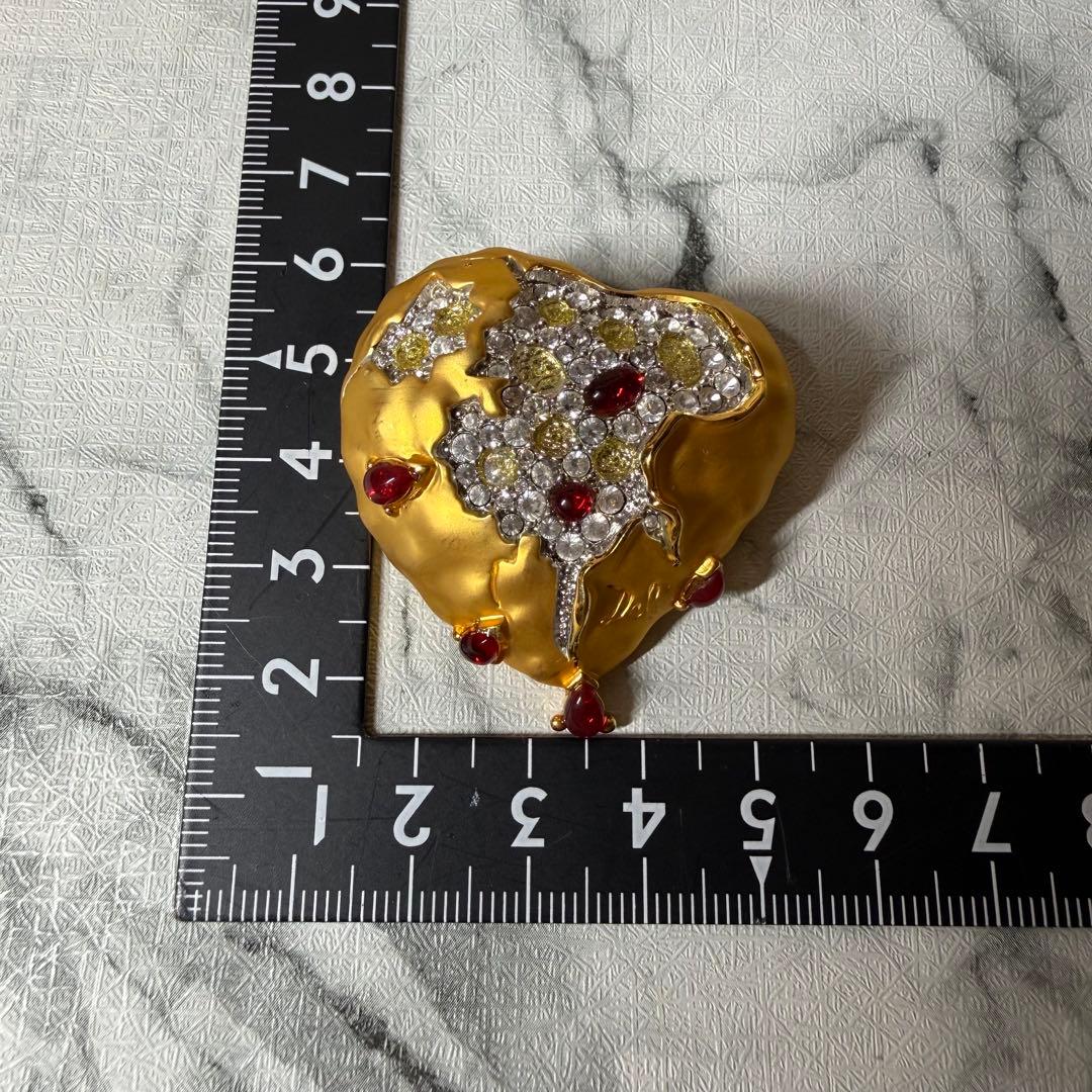 【訳あり/希少】DALI JOIES ダリ「王家の心臓」ブローチ 復刻品