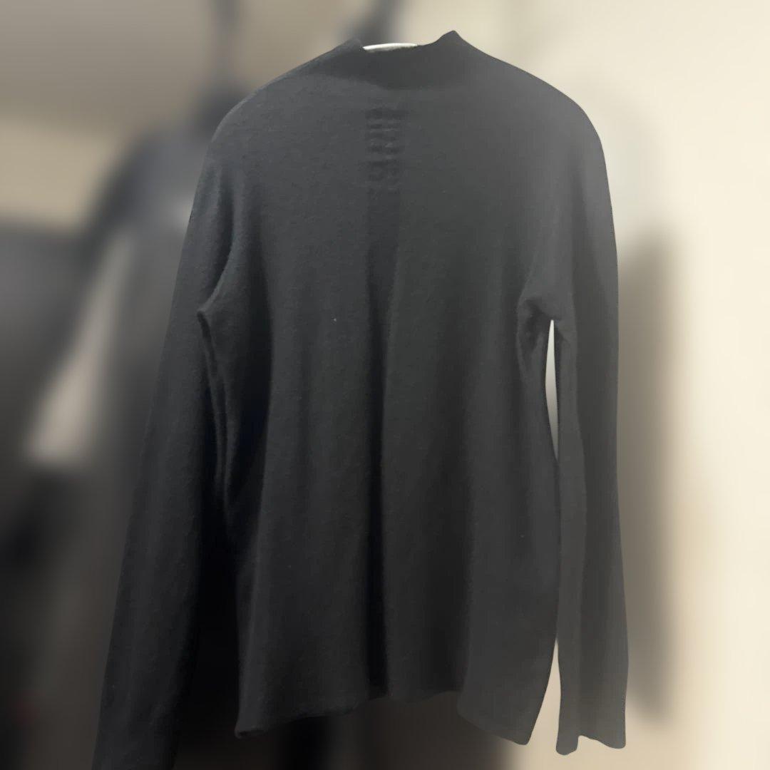 リックオウエンス　黒 ハイネック 長袖ニット