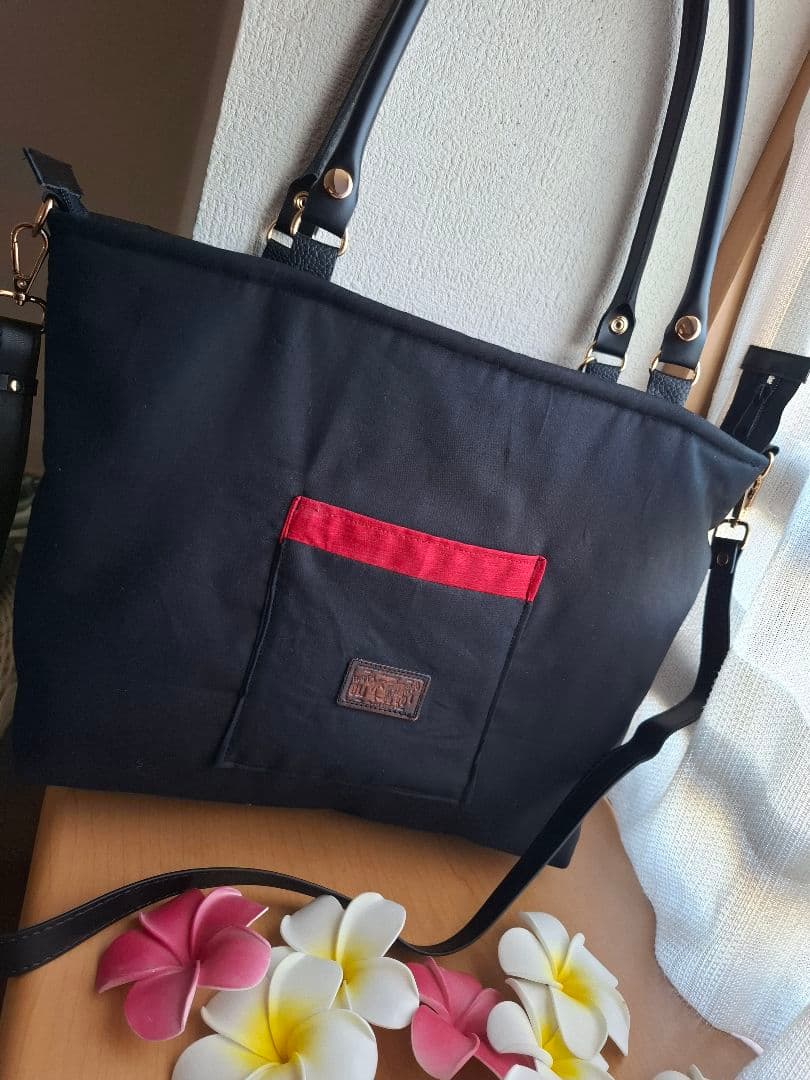 特別価格！ラスト！　ハワイアンキルト バッグ　2WAYファスナー P