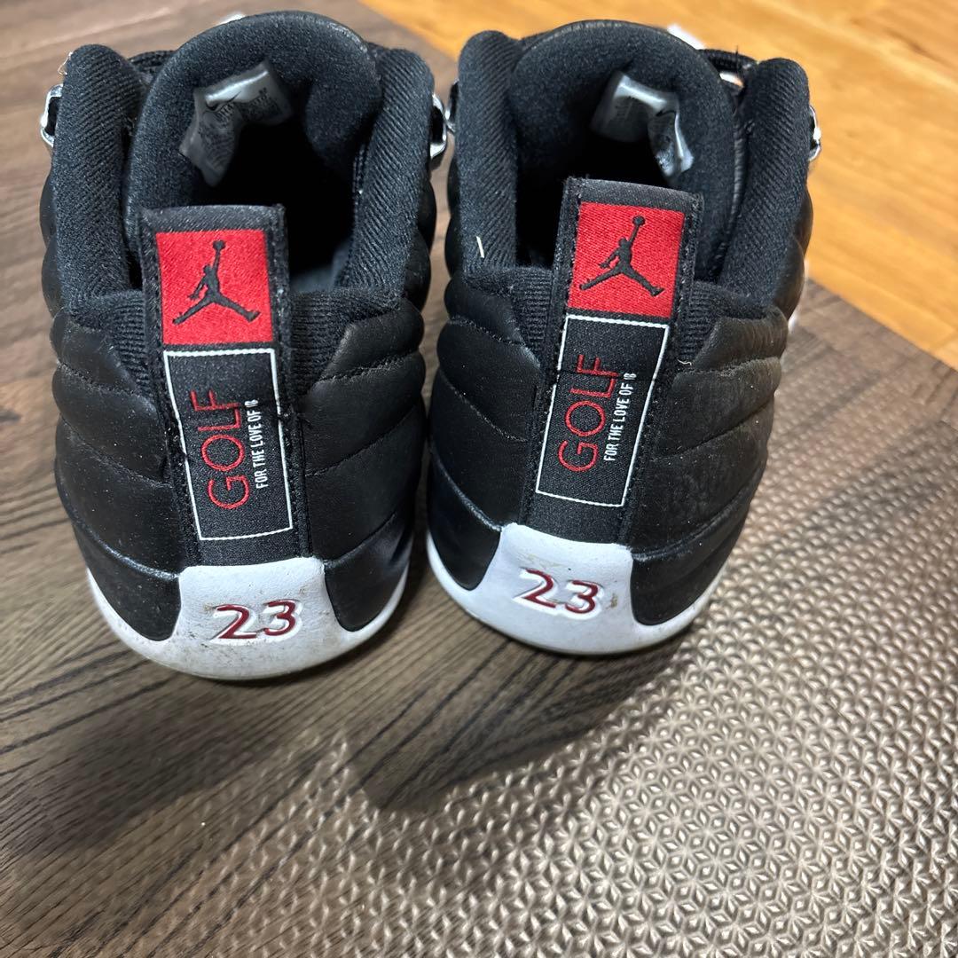 Air Jordan 12 ゴルフシューズ　ブラック/ホワイト