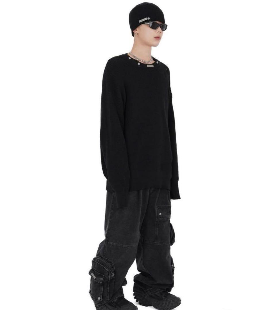 【Rosen Kreuz】l logo knit