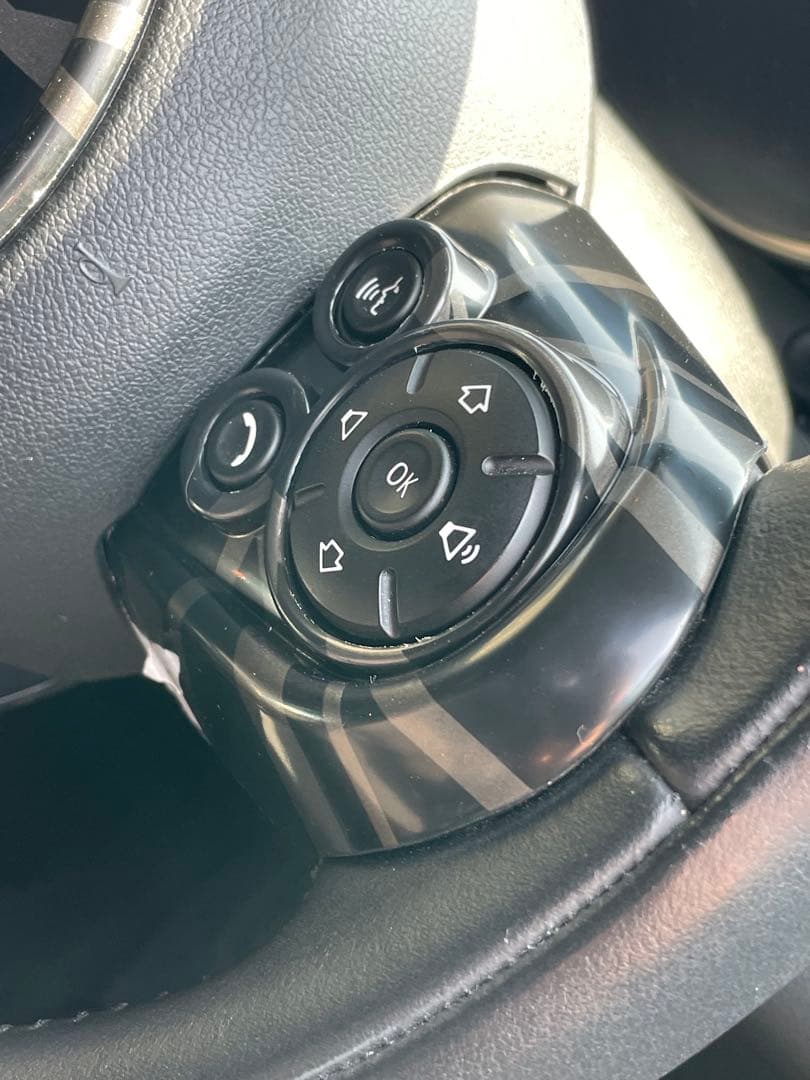 F系MINI ステアリングパネルカバーセット　ダークユニオンジャック　4点セット