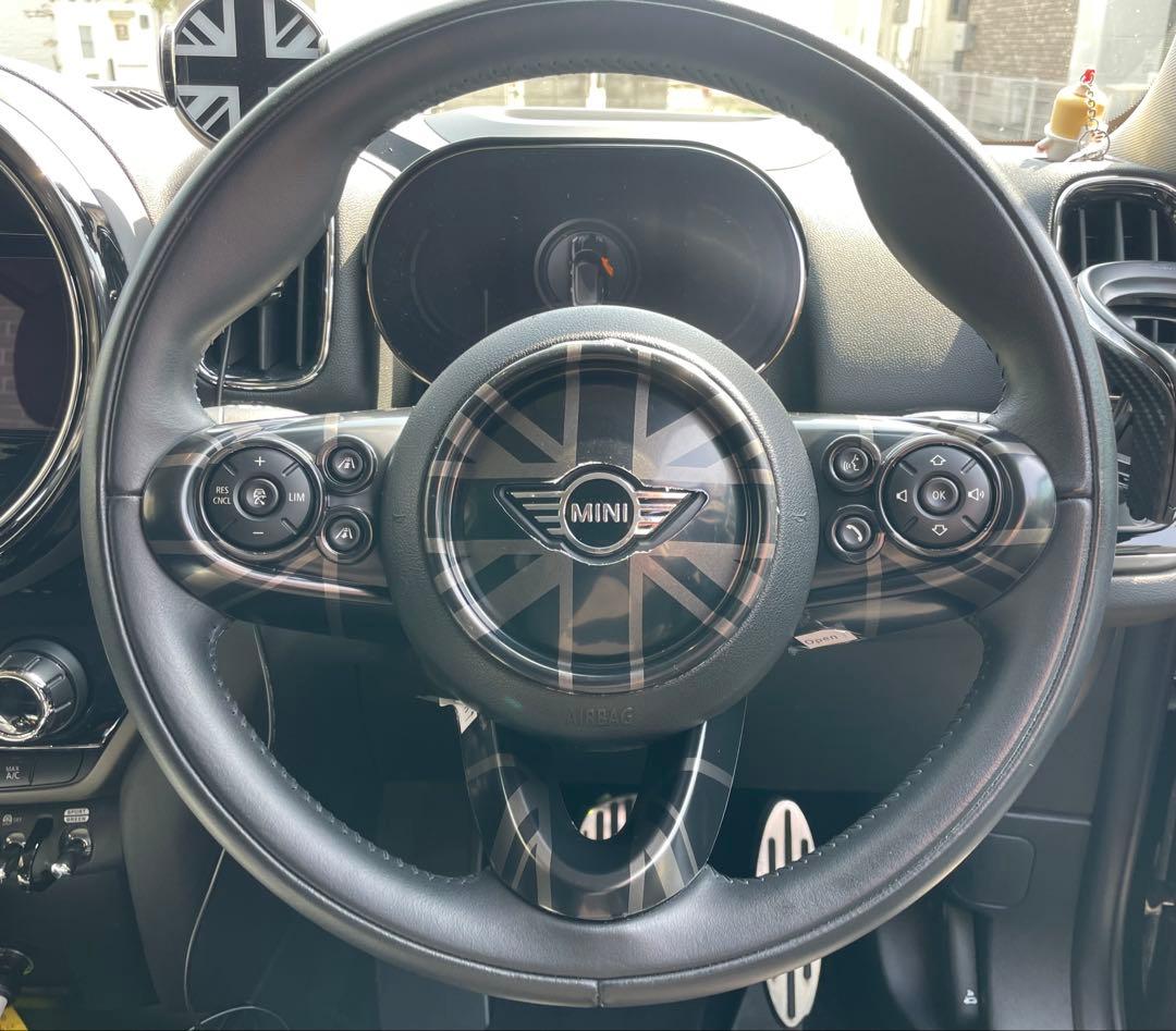 F系MINI ステアリングパネルカバーセット　ダークユニオンジャック　4点セット