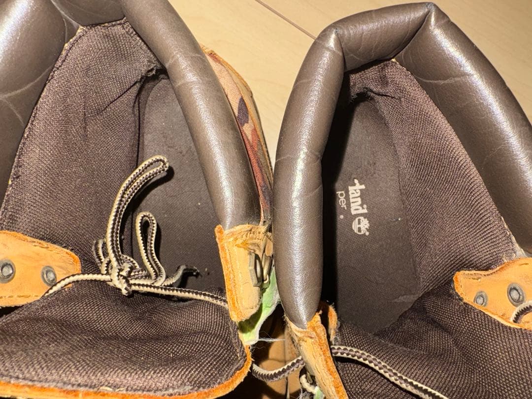 希少 ティンバーランド 迷彩柄 イエローブーツTimberland 27cm