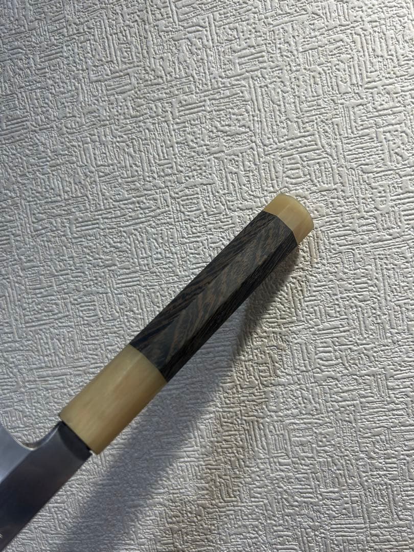 青一鋼　切付け柳刃包丁 尺