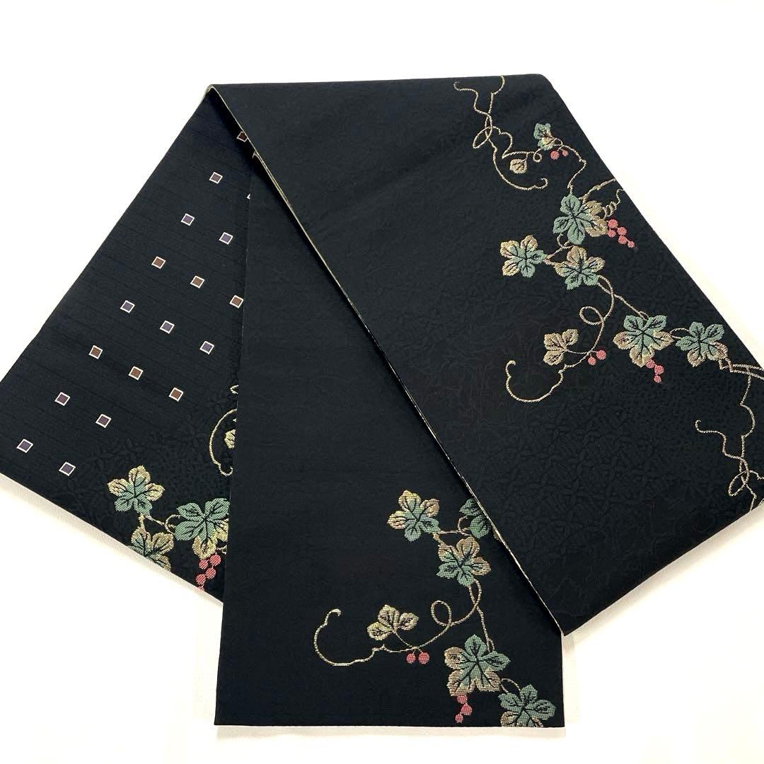 専用帯6245 6258 二点セット ●高級 正絹 紅型 両面全通 リバーシブル