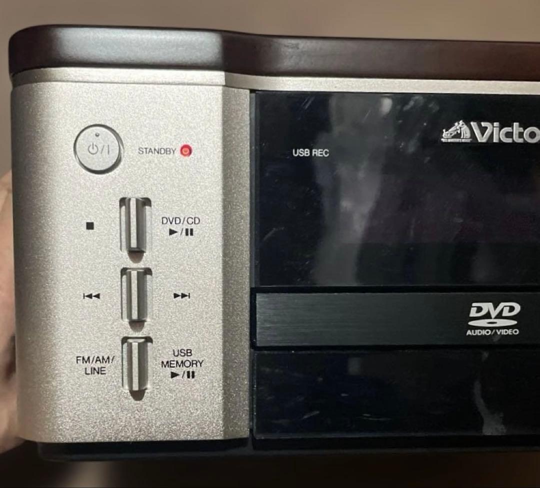 Victor コンパクトコンポ　CA-EXAR7 スピーカー左右　説明書付