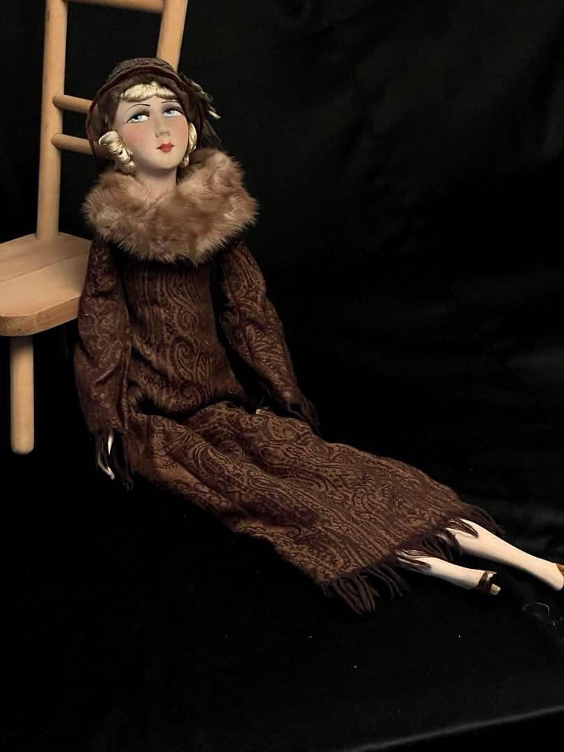 ブドワールドール　アンティークドール サロンドール　アールデコ　入手困難