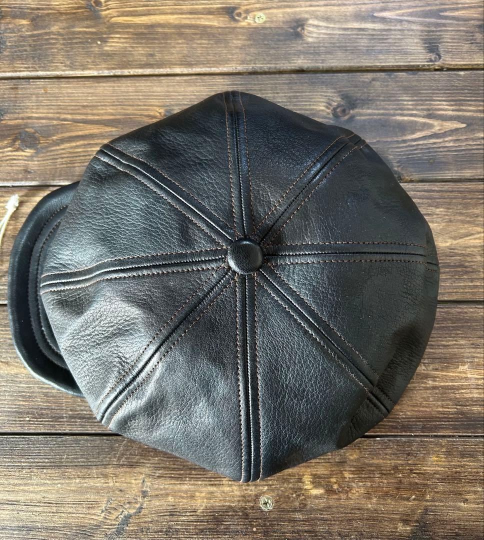 WESTRIDE ウエストライド 本革　レザーキャスケット　ロック　ロカビリー