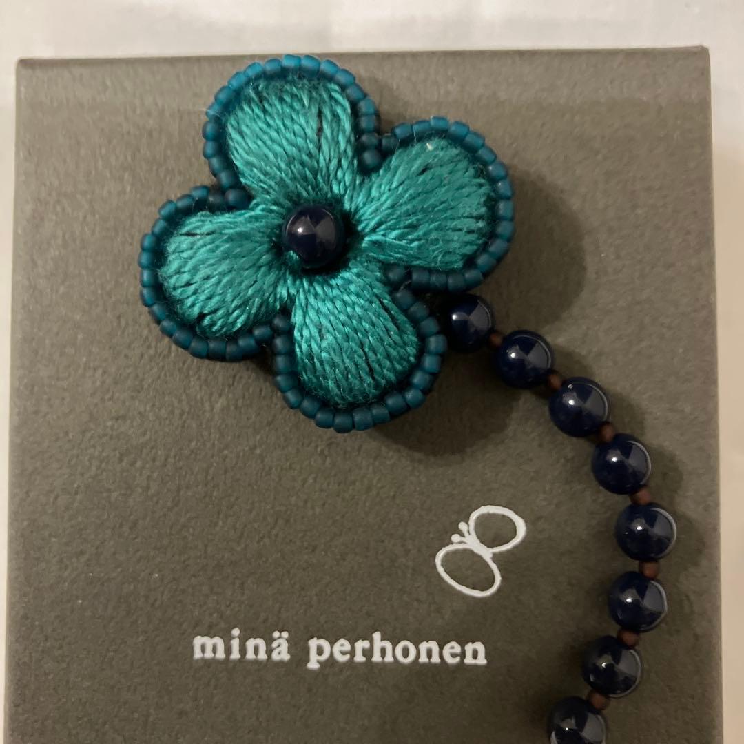 ミナペルホネン　コサージュ　flower leap
