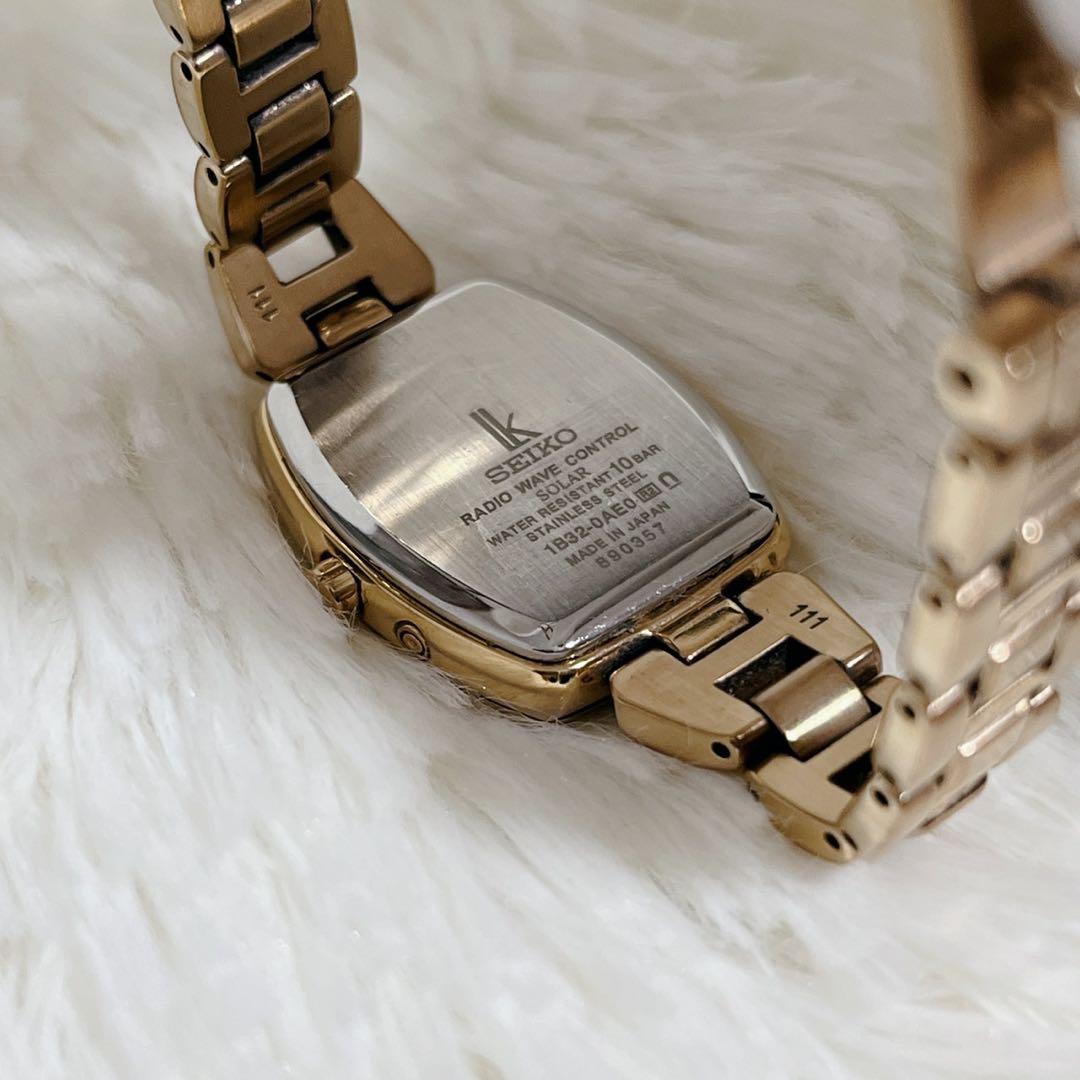 【美品】SEIKO ルキア ソーラー 電波 腕時計 1B32-0AE0