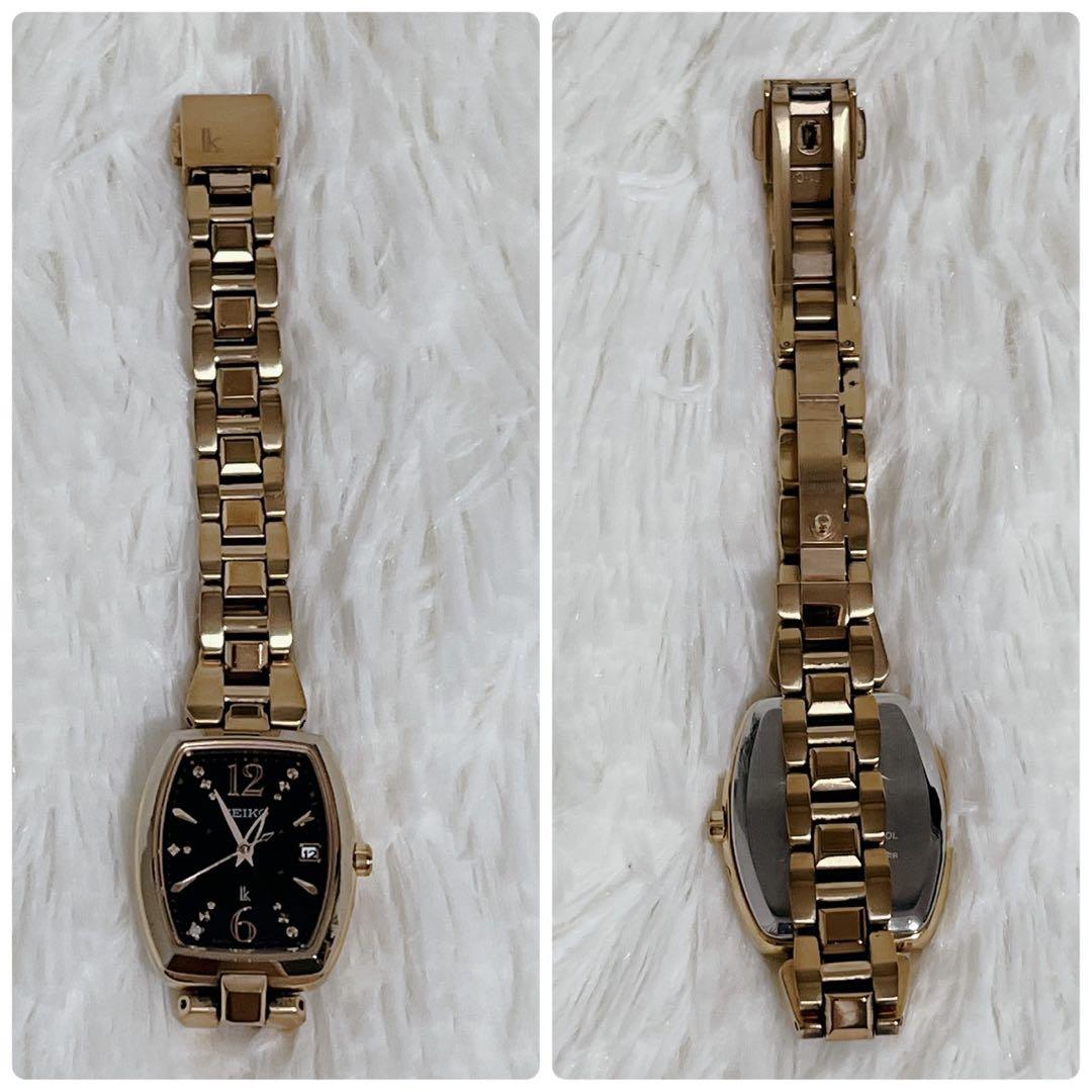 【美品】SEIKO ルキア ソーラー 電波 腕時計 1B32-0AE0