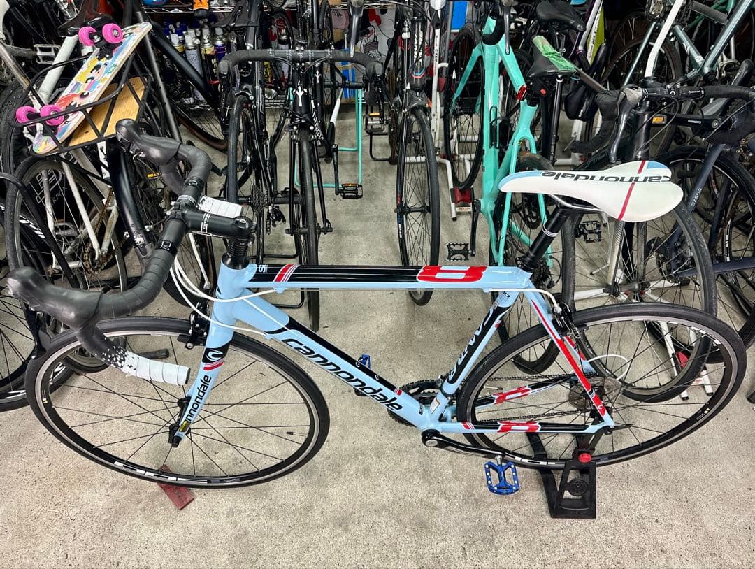 CAAD8 105コンポ基本分解発送送料無料！完成車直接配送もご相談ください！