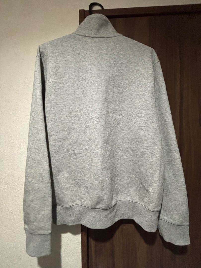 ポニー刺繍ハーフジップスウェット