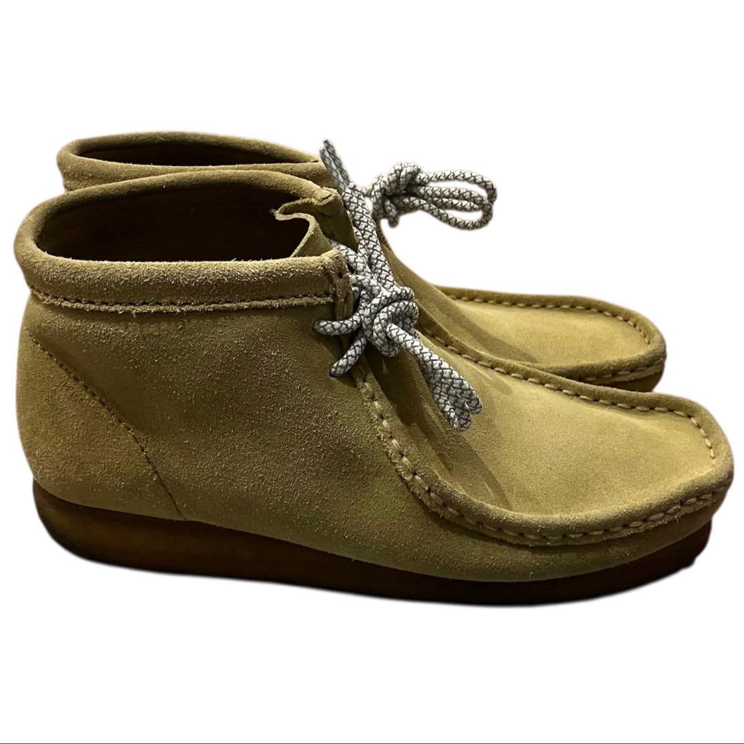 ぴ*う様 クラークス　2足セット　ワラビーブーツ　スウェード　レザー　カスタム