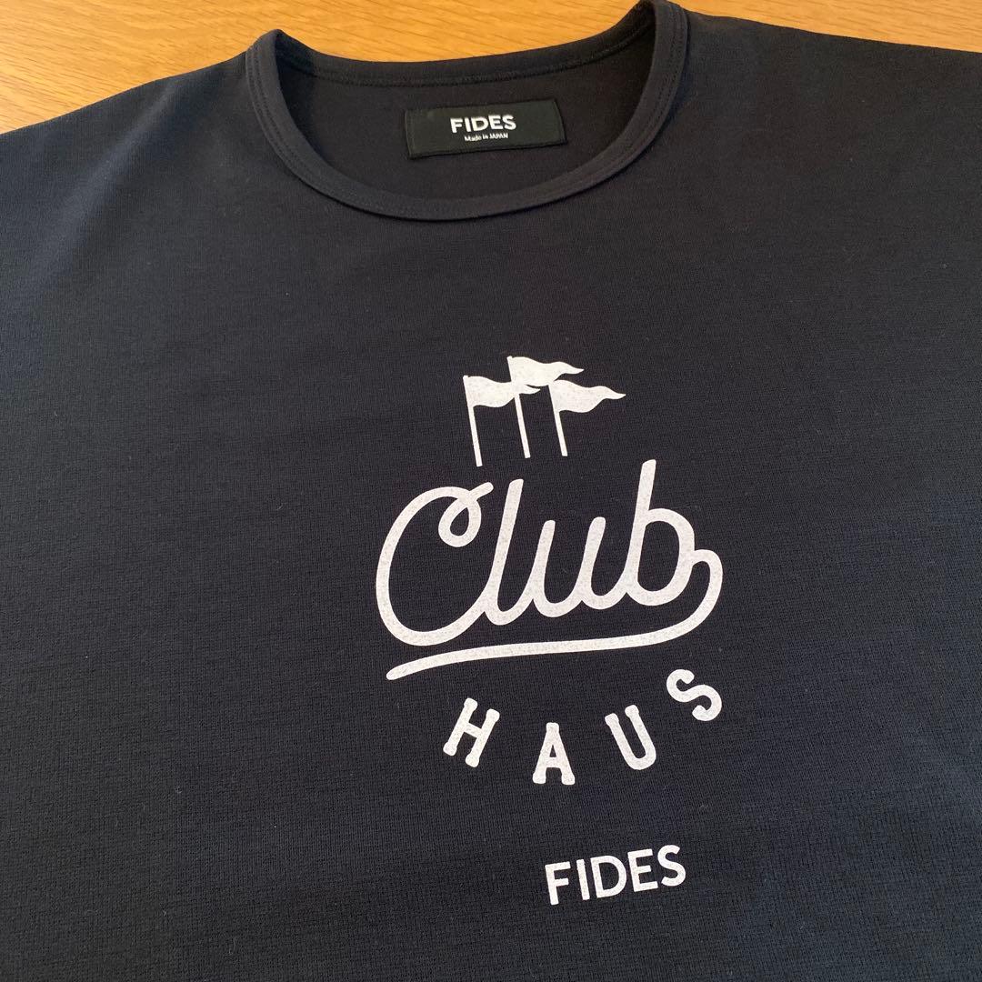タグ付き FIDES × CLUBHAUS DRAWCODE コラボTシャツ