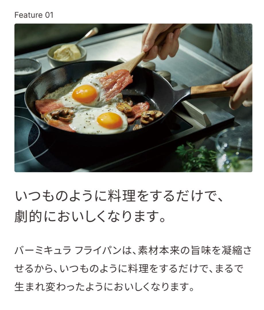 バーミキュラ フライパン 20cm + 専用ガラスリッド 20cm