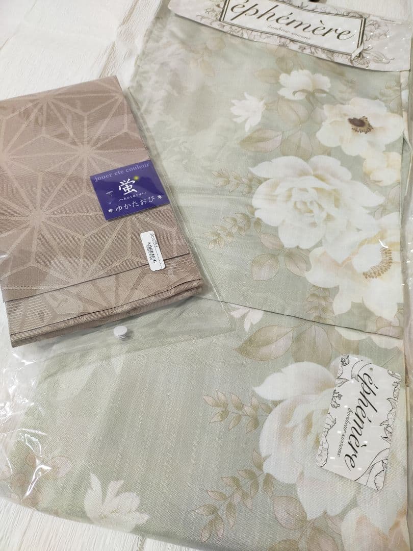 浴衣　半幅帯　セット