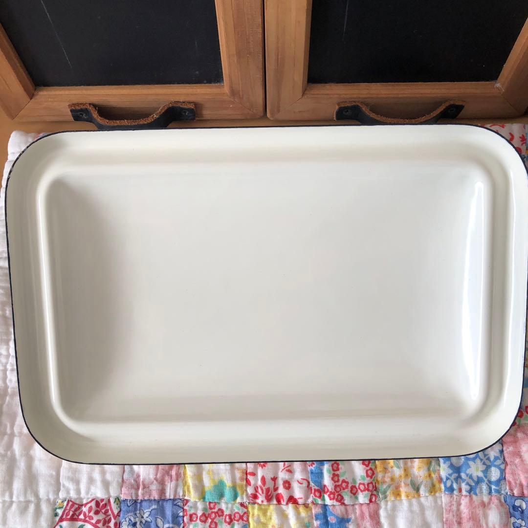 平成レトロ　マニーローズ　ホーロー容器　ミディS 廃盤品