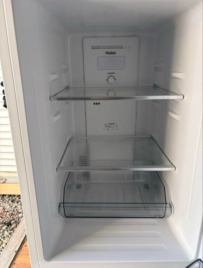 女性オーナー　美品　2024年製　スリム幅　Haier 148L 2ドア 冷蔵庫