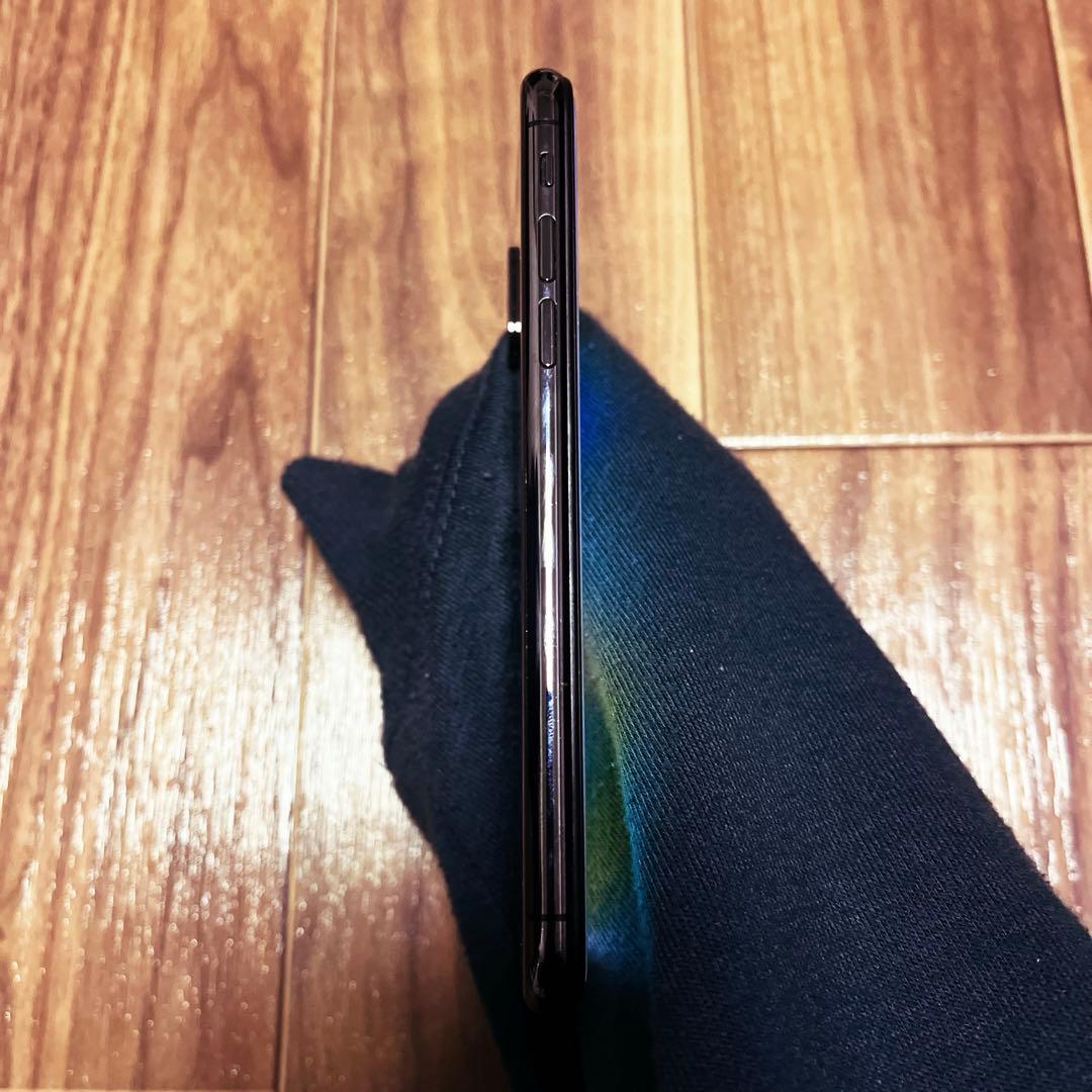 【美品】iPhoneX 64GB スペースグレイ simフリーバッテリー100%