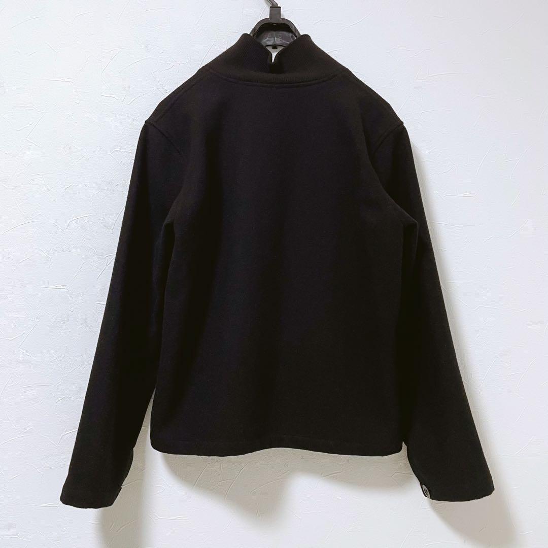 MHL. エムエイチエル 15AWリブ襟ショートウールコート Ⅰ