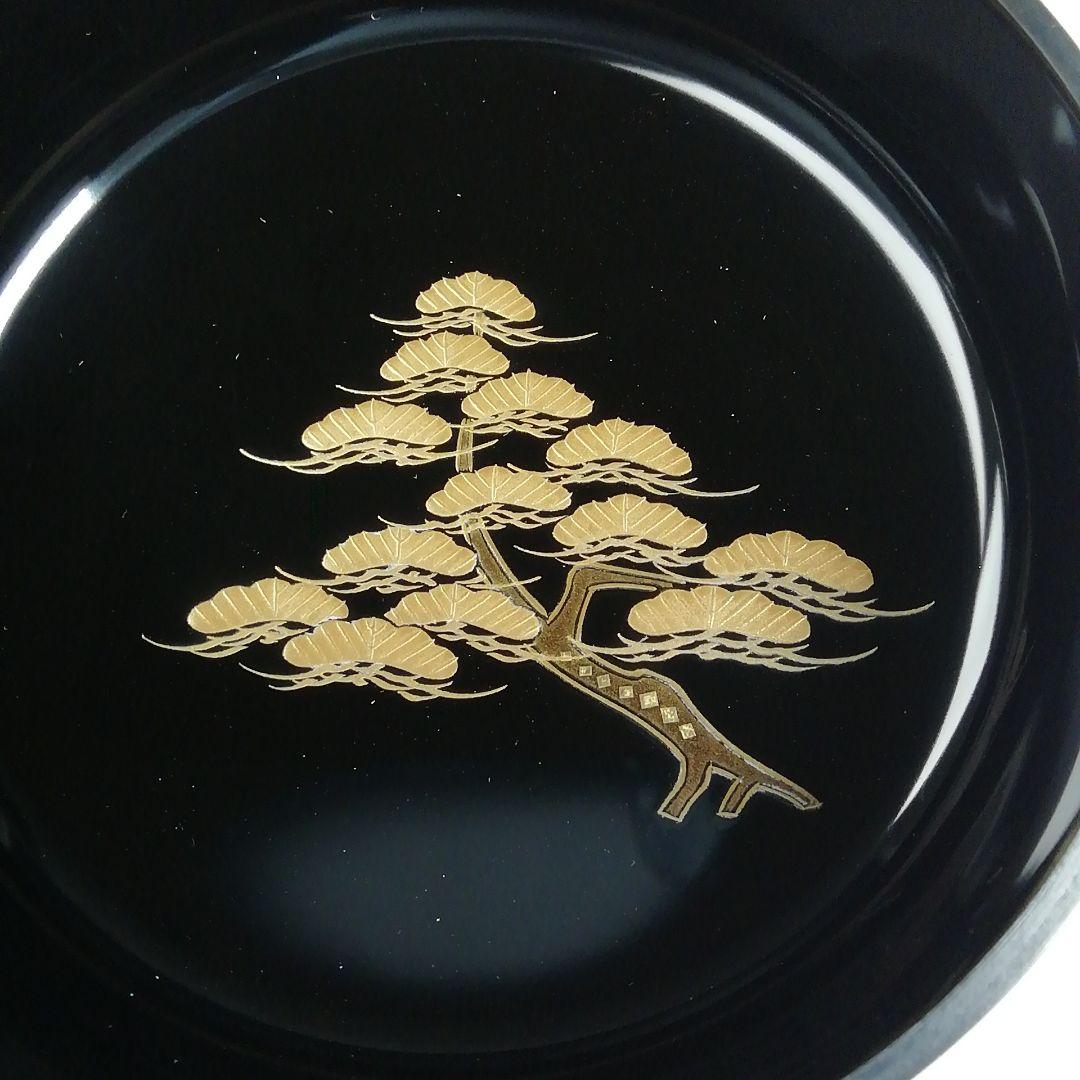 Ｗ１７８　棗　『遠山蒔絵』『一后一兆 作』『二重箱』　共箱　茶道具