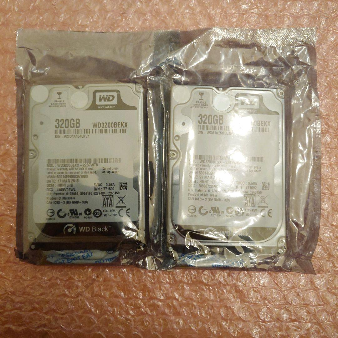 WD Black SATA 320GB x 4個 内蔵型ハードディスクドライブ