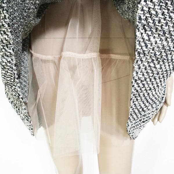 新品 エリザベッタフランキ ツイード調ワンピース 38 EOP1661 Sサイズ