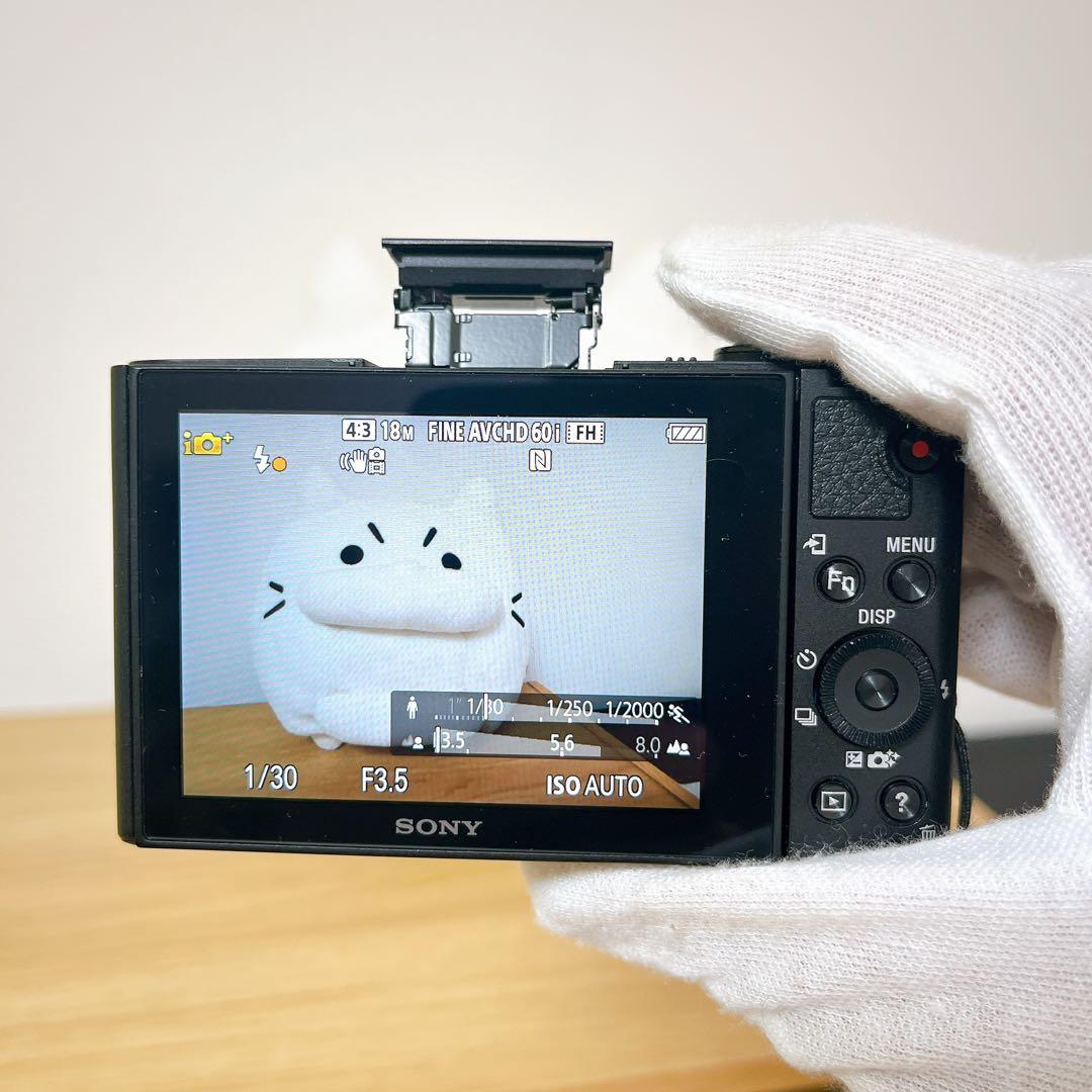 【極美品】SONY Cyber-shot DSC-WX500 ブラック コンデジ