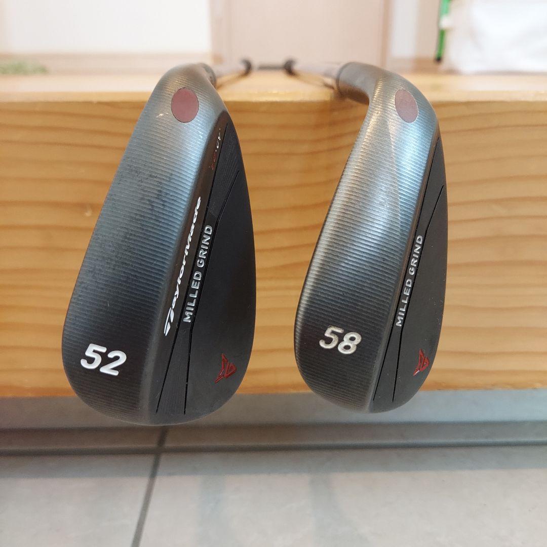 TaylorMade Milled Grindウェッジ 52度58度　2本セット