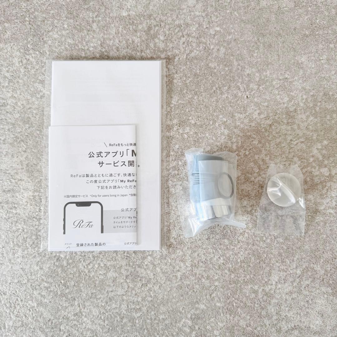 Refa ファインバブルU+ 止水モデル ホワイト シャワーヘッド