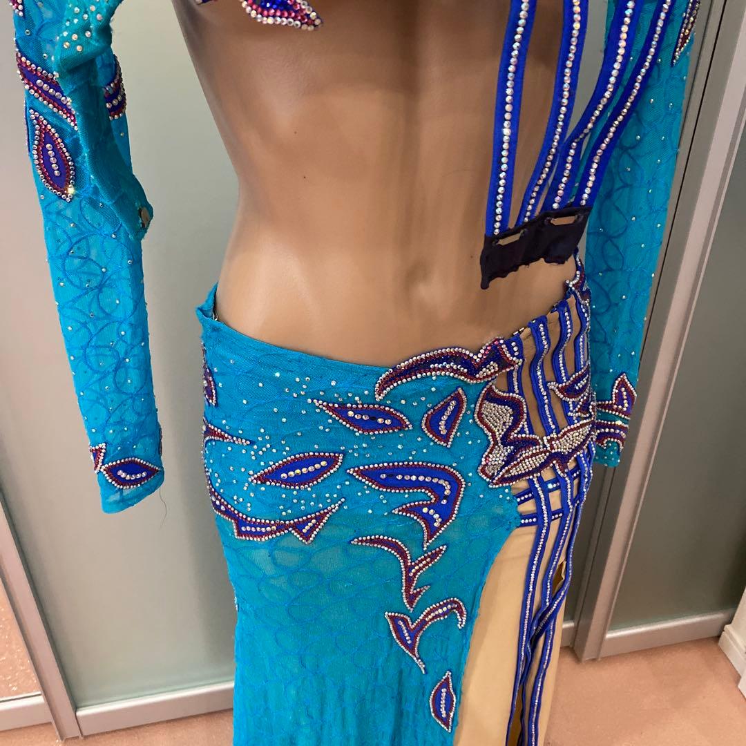 ベリーダンス衣装 ヒシャムオスマン ブラ&スカート&アーム