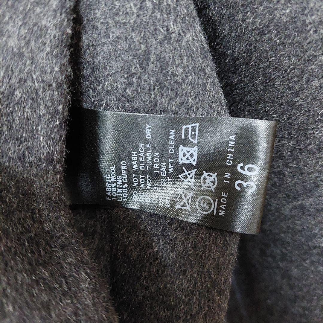 試着のみ24AW plage ハミルトン DRAPE MIDDLE コート 36