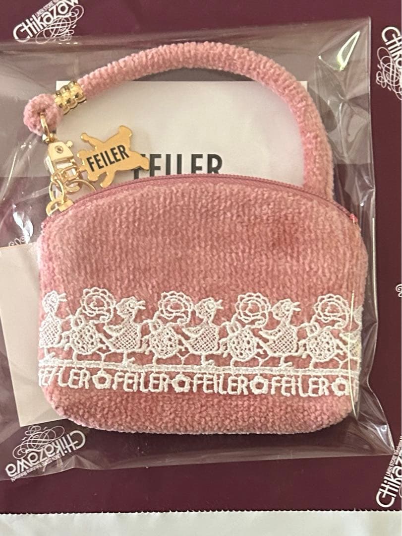 FEILER フェイラー 近沢レース ハイジ　ハンカチ サイドポーチ 2点セット