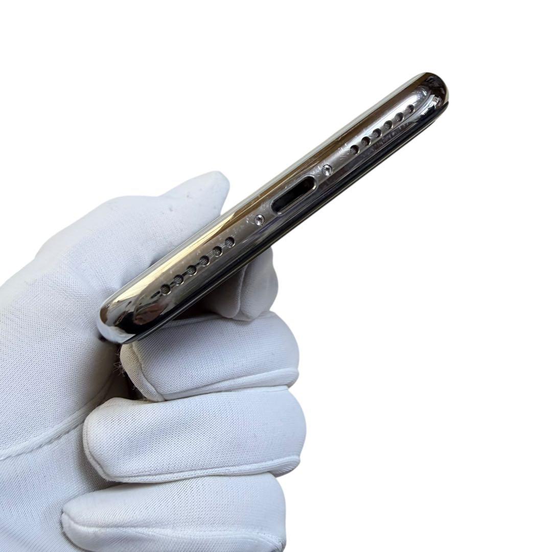 iPhone X 本体 256GB シルバーホワイト 動作確認済 初期化済