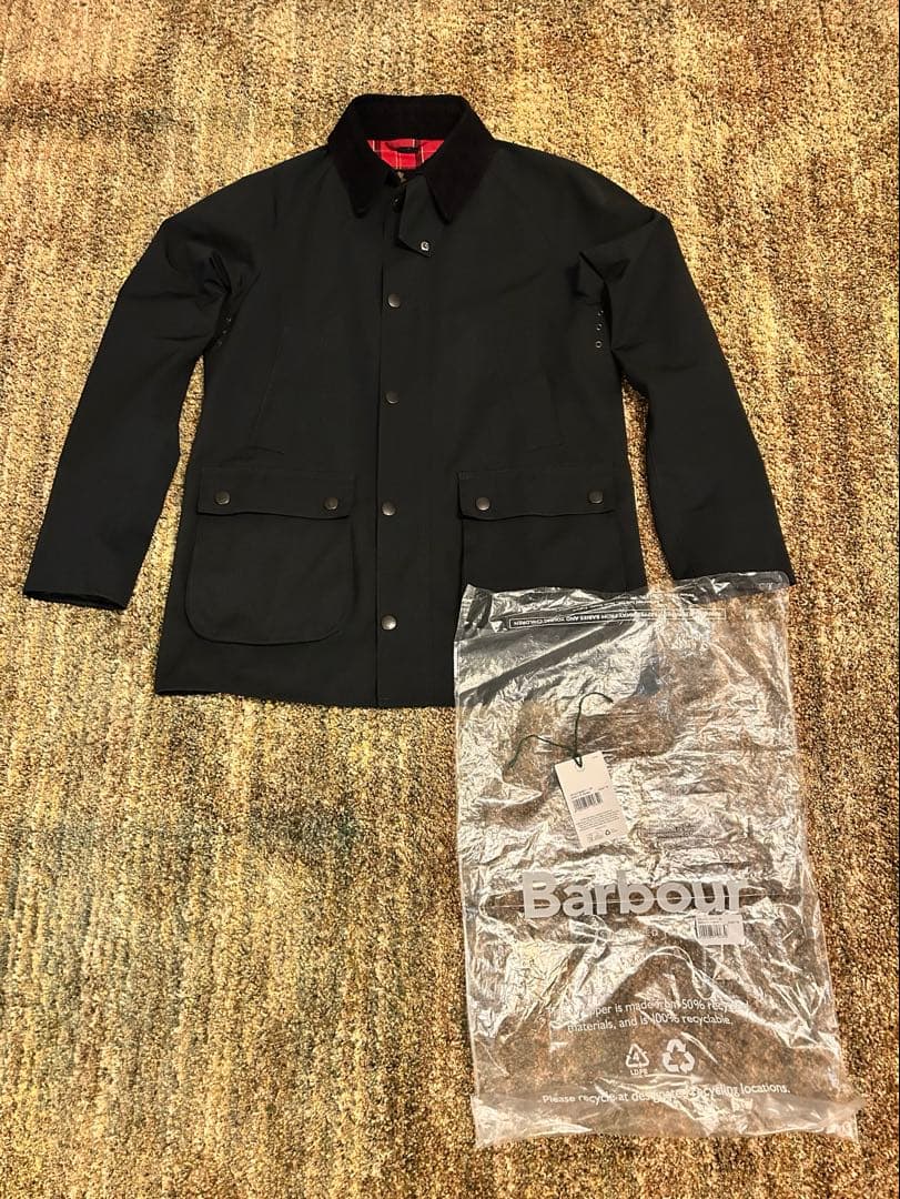 バブアー ノンワックス ビデイル MCA0784 黒 サイズ40 BEDALE