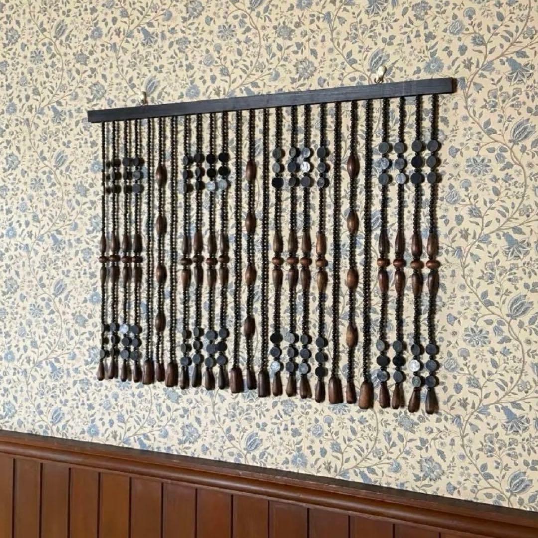 昭和レトロ　鳴子のれん　珠のれん　暖簾　 当時物