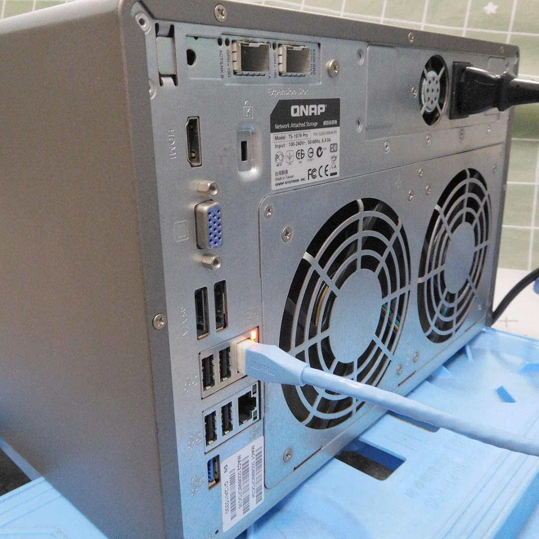 今だけ値下げ【動作OK】高性能NAS QNAP TS-1079Pro