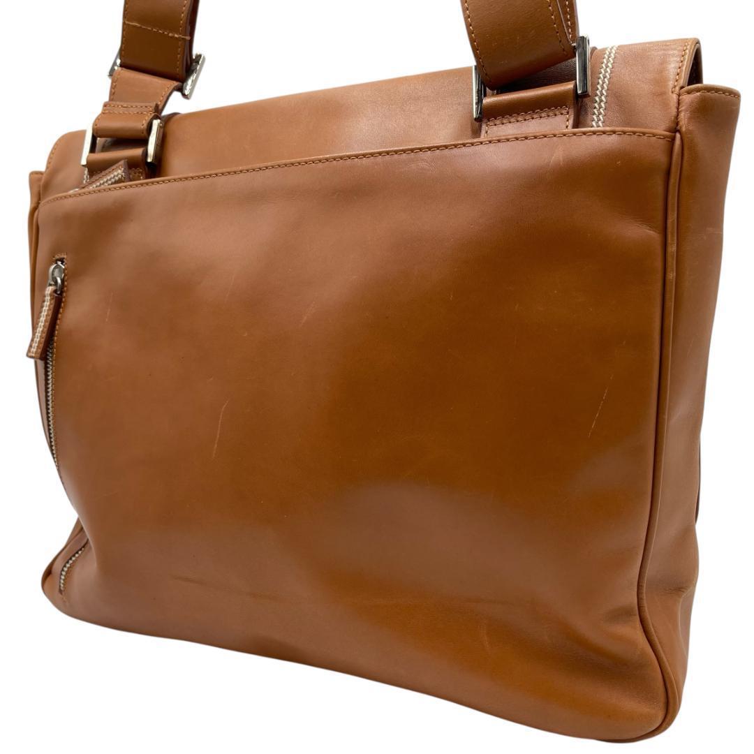 dunhill/ダンヒル レザー ショルダーバッグ メッセンジャーバッグ