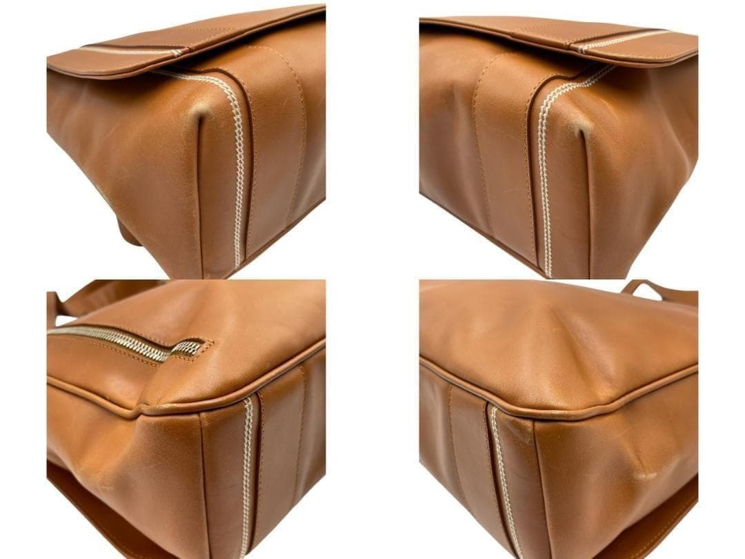 dunhill/ダンヒル レザー ショルダーバッグ メッセンジャーバッグ